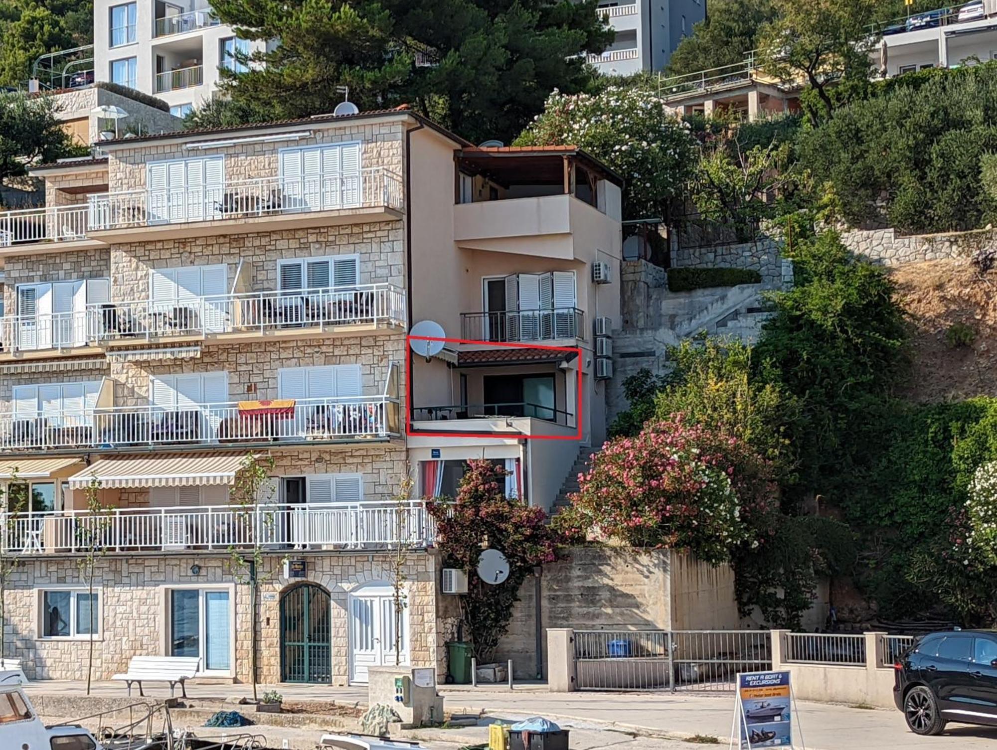 Apartments Stomarica Брела Экстерьер фото